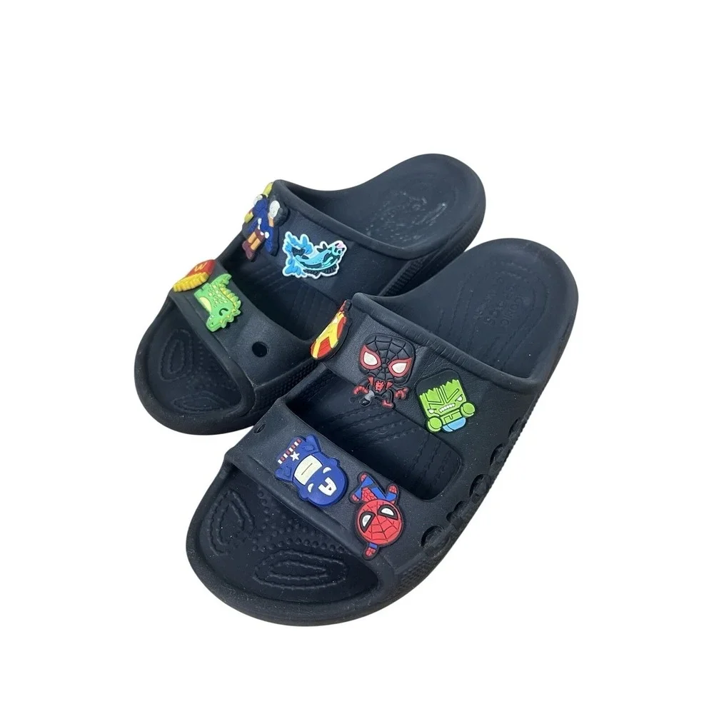 Crocs Iconic Comfort Men 4 Women‎ 6 + Jibbitz Avengers Marvel Fry McDonald's